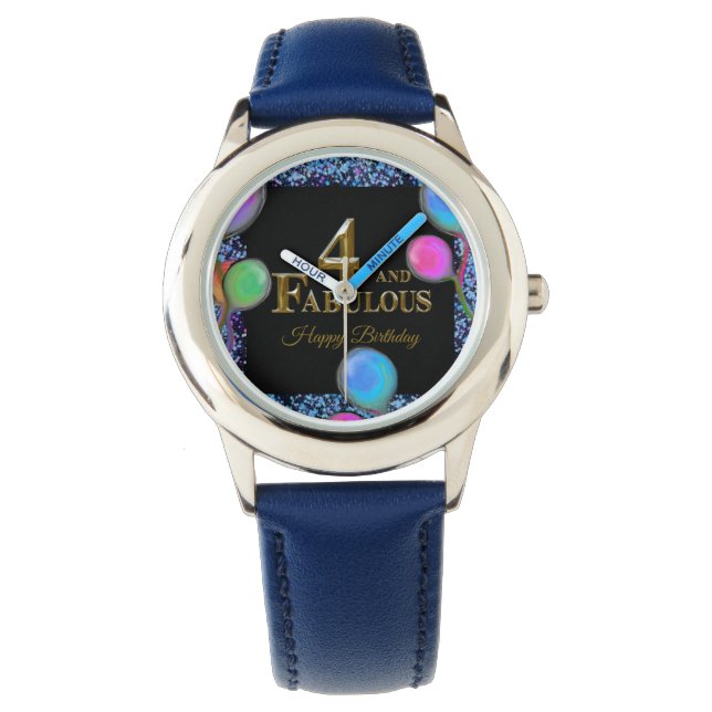 4. Geburtstag  Armbanduhr (Vorderseite)