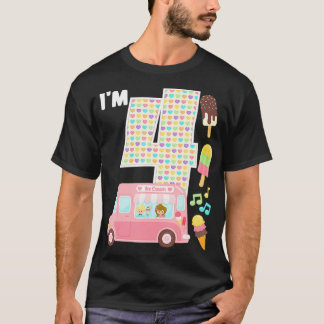 4. Geburtstag Crew Ice Creme Truck Im 4-Tages-Ice T-Shirt