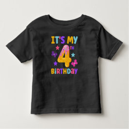 4. Geburtstag Kleinkind T-shirt