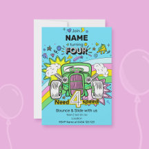 4. Geburtstag Rainbow Frisierte Auto Need 4 Speed