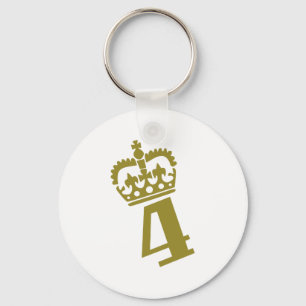 4. Geburtstag - Zahl - vier Schlüsselanhänger