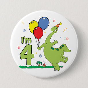 4. Geburtstags-Knopf Dino Button