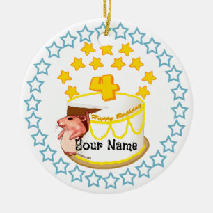 4. Geburtstagsfeier Maus Geburtstag Ornamente