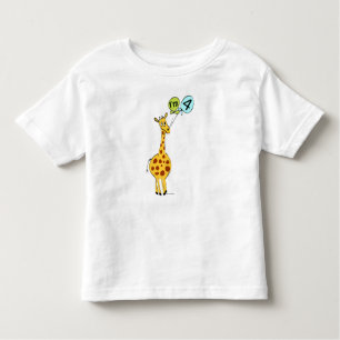 4. GeburtstagsGiraffe Kleinkind T-shirt