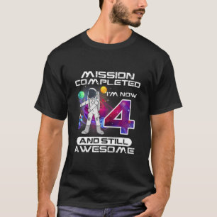 4. Geburtstagspark Astronauten über 4 Jahre alt Bd T-Shirt