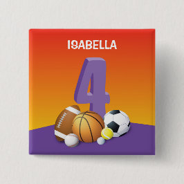 4. Geburtstagssportbälle Button