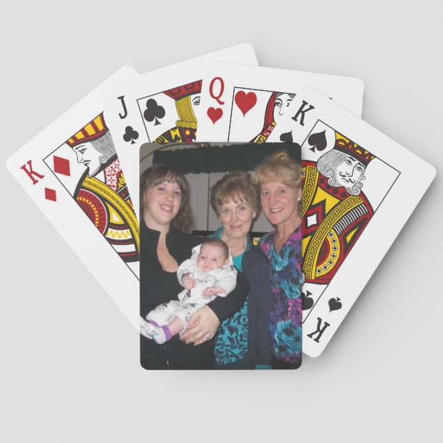 4 Generations-Spielkarten Spielkarten (Rückseite)