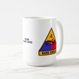 4. gepanzerte Division "Name Enough Custom" Kaffeetasse
