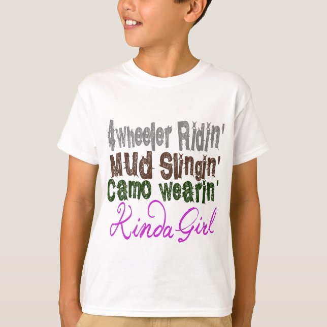 4 Geschäftemacher ridin Schlamm slingin Camouflage T-Shirt (Vorderseite)