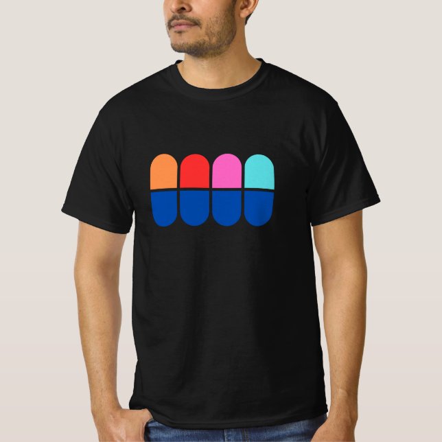 '4 Ghosts' - Mimalist Tees - Nerdy Gifts (Vorderseite)