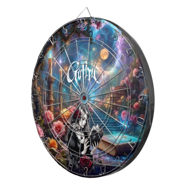 #4 Gothic Spaß  Dartscheibe (Vorderseite rechts)