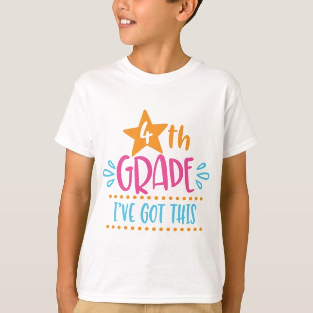 4. Grad - ich habe dieses T-Shirt (Vorderseite)
