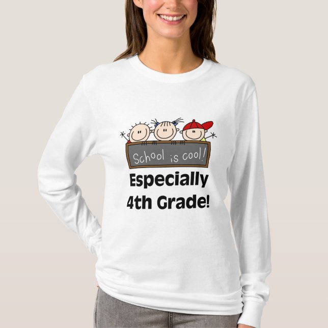 4. Grad-Schule ist coole T-Shirts und Geschenke (Vorderseite)