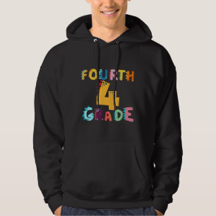 4. GRADE Dino Squad Jungs Girls Lehrerin B2S Hoodie