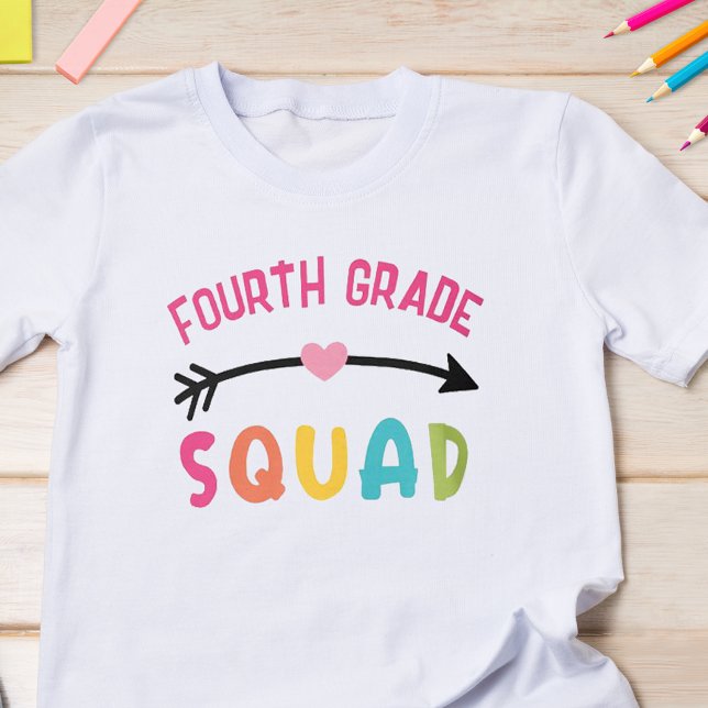 4. Grade Squad School T-Shirt (Start the school year off with some fun with this cute back to school t-shirt.)