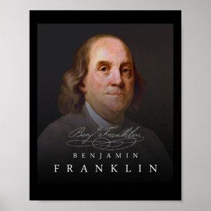 4. Gründungsvater Ben Benjamin Franklin T-Shirt Poster