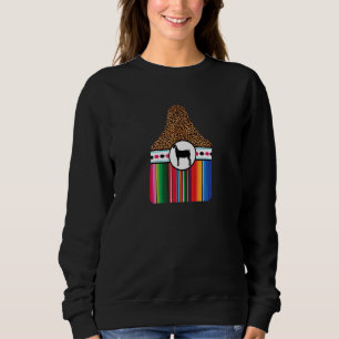 4 H Ffa Show Goat Tag Cheetah Serape Show Mama Sweatshirt