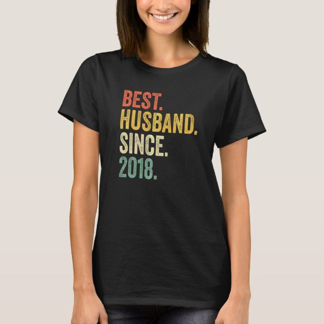 4. Hochzeitsjubiläum für ihn Bester Ehemann seit  T-Shirt (Vorderseite)