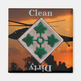 4. ID Infanterieabteilung vietnam iraq war vets Magnet