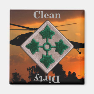 4. ID Infanterieabteilung vietnam iraq war vets Magnet