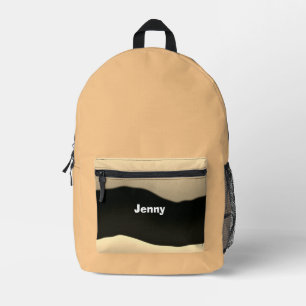 4 Ihre Uni Varsity School Reisen Chic Gelb Bedruckter Rucksack