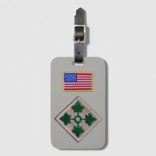 4. Inf. Abteilung Infanterie Veteranen Gepäckanhänger