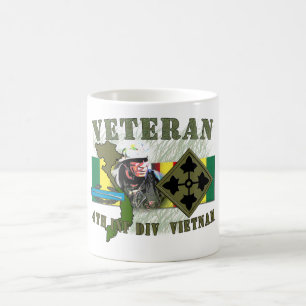 4. Inf Div.-Vietnam (w/CIB) Tasse