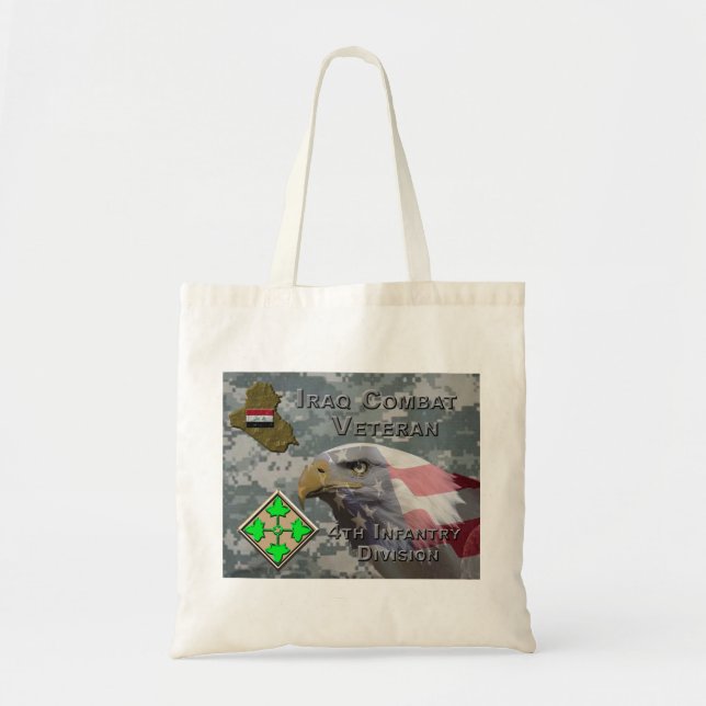 4. Infanterie Div Irak Combat Veteran Tragetasche (Vorne)