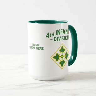 4. Infanterie-Division individuell anpassbar Tasse