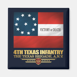 4. Infanterie Texas Magnet
