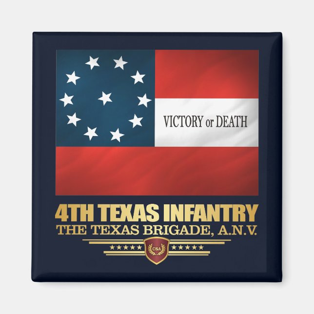 4. Infanterie Texas Magnet (Vorne)