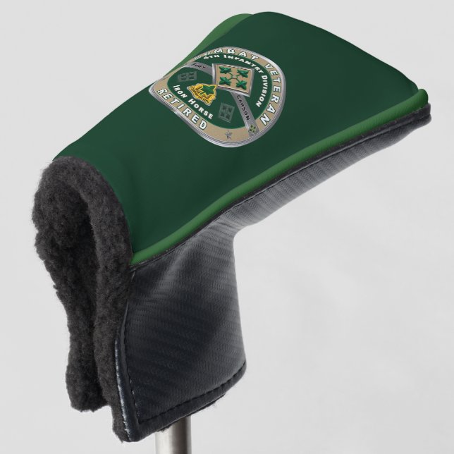 4. Infanterieabteilung Golf Headcover (3/4 Vorderseite)