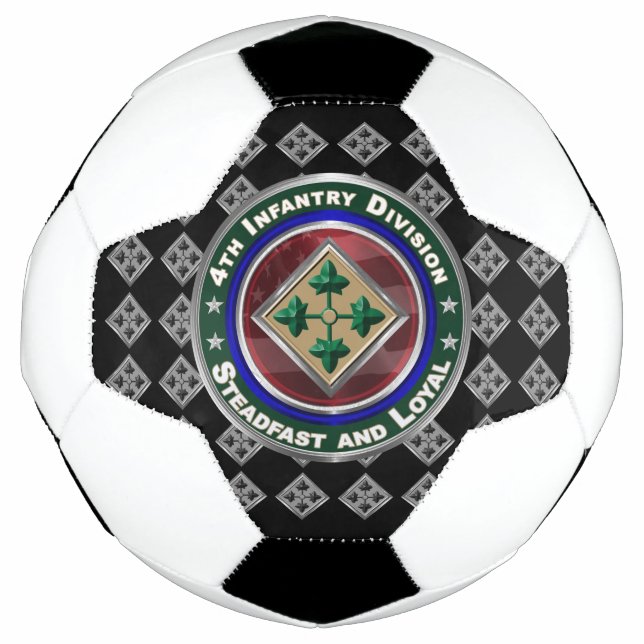 4. Infanterieabteilung "Steadfast and Loyal" Fußball (Vorderseite)