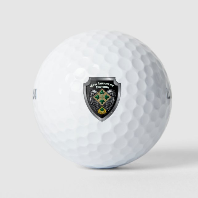 4. Infanterieabteilung "Steadfast and Loyal" Gesch Golfball (Vorderseite)