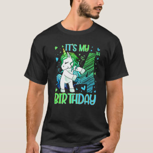 4 Jahre alt Einhorn Blüte 4. Geburtstag Mädchen Un T-Shirt
