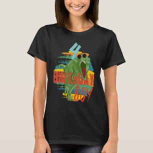 4 Jahre alt Geburtstag Junge T Rex Dinosaurier Mat T-Shirt