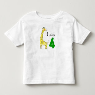 4 Jahre alt Geburtstagsgeschenk/Mädchengeschenk (n Kleinkind T-shirt