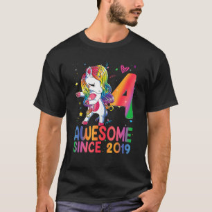 4 Jahre Alte Geschenke Girls Teens Klettergarten 4 T-Shirt