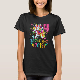 4 Jahre Alte Geschenke Girls Teens Klettergarten 4 T-Shirt