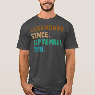 4 Jahre Alte Geschenklegende Seit September 2018 4 T-Shirt