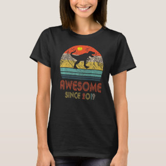 4 Jahre altes Geschenk Dinosaurier Phantastisch se T-Shirt