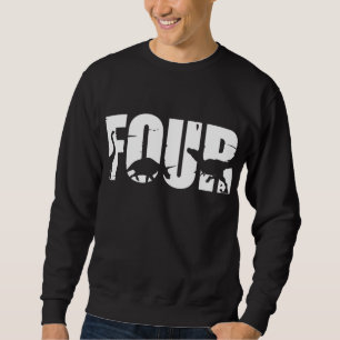 4 Jahre Junge Dinosaurier T Rex Geschenk 4. B Sweatshirt
