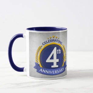 4 Jahre Kaffeepause Tasse