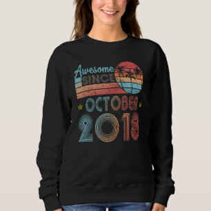 4 Jahre Phantastisch seit Oktober 2018 4. Geburtst Sweatshirt