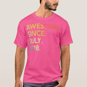 4 Jahre Vintage Legende seit Juli 2018 4. Bir T-Shirt
