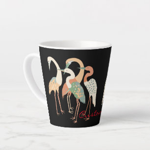 4 Japanische Krane Thunder_Cove Milchtasse