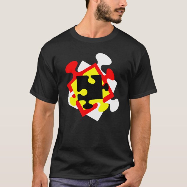 4 Jigsaw Pieces T-Shirt (Vorderseite)