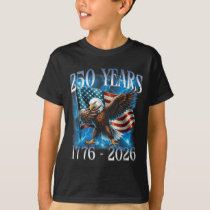 4. Juli 1776-2026 Dabbing Eagle 250th USA T-Shirt
