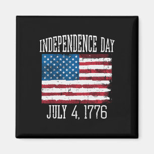 4. Juli 1776 4. Juli Amerika Männer Frauen Kinder Magnet
