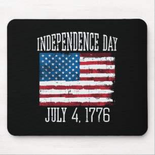 4. Juli 1776 4. Juli Amerika Männer Frauen Kinder Mousepad